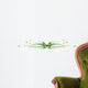 Elegant Butterfly Floral Border Wall Decal