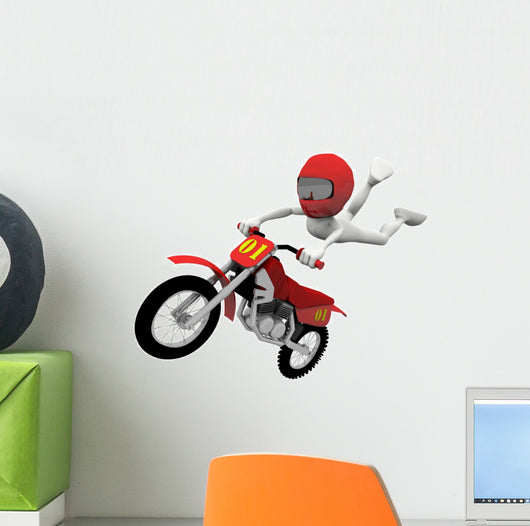Jump Motocross Wall Decal