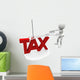 Cut Taxes Wall Decal