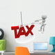 Cut Taxes Wall Decal