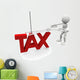 Cut Taxes Wall Decal