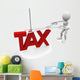 Cut Taxes Wall Decal