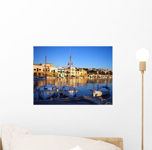 Porto Colom Quay Wall Decal