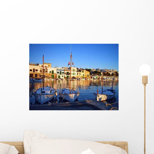 Porto Colom Quay Wall Decal