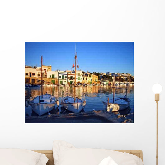 Porto Colom Quay Wall Decal