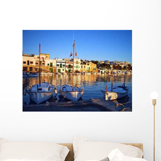 Porto Colom Quay Wall Decal