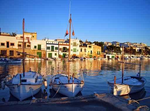 Porto Colom Quay Wall Decal