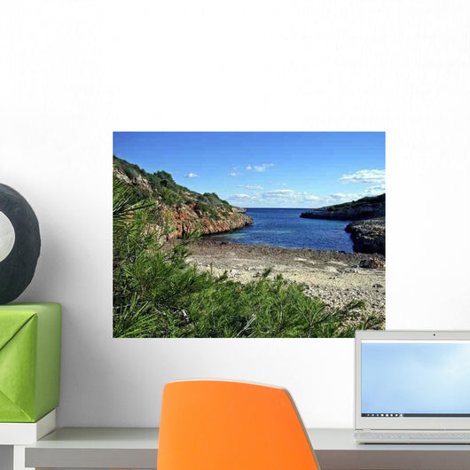Cala Brafi Beach Wall Decal