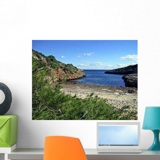 Cala Brafi Beach Wall Decal
