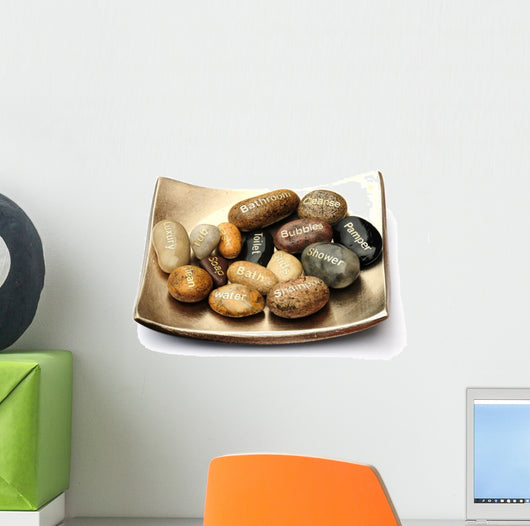Bathroom Stones Wall Decal