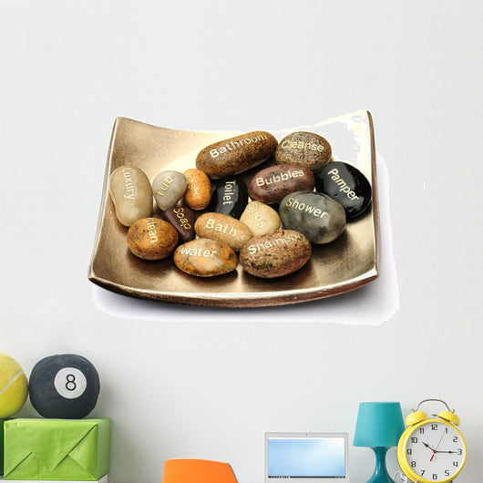 Bathroom Stones Wall Decal