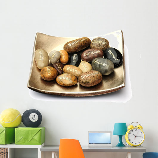 Bathroom Stones Wall Decal