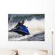 Man Waverunner Turns Left Wall Decal