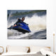 Man Waverunner Turns Left Wall Decal