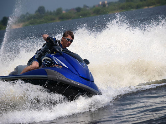 Man Waverunner Turns Left Wall Decal