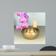 Singing Bowl Orchid and Wall Decal