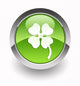 Four-leaf Clover Glossy Icon Wall Decal