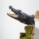 Alligator White Wall Decal