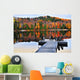 Wooden Dock Autumn Lake Wall Decal