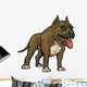 Dog Breeds Pitbull Wall Decal