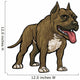 Dog Breeds Pitbull Wall Decal