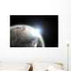 Sun Emerging over Planet Wall Decal