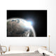Sun Emerging over Planet Wall Decal