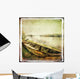 Old Boat Retro Styled Picture Wall Decal