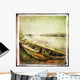 Old Boat Retro Styled Picture Wall Decal