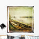 Old Boat Retro Styled Picture Wall Decal
