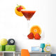Fresh Tropical Strawberry Cocktail Wall Decal
