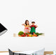 Healthy Eating Kids and Wall Decal