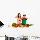 Healthy Eating Kids and Wall Decal