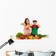 Healthy Eating Kids and Wall Decal