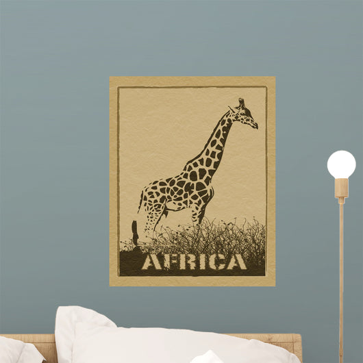 African Poster Wall Mural