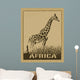 African Poster Wall Mural