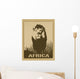 Africa Image with Lion Wall Decal