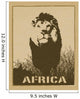 Africa Image with Lion Wall Decal