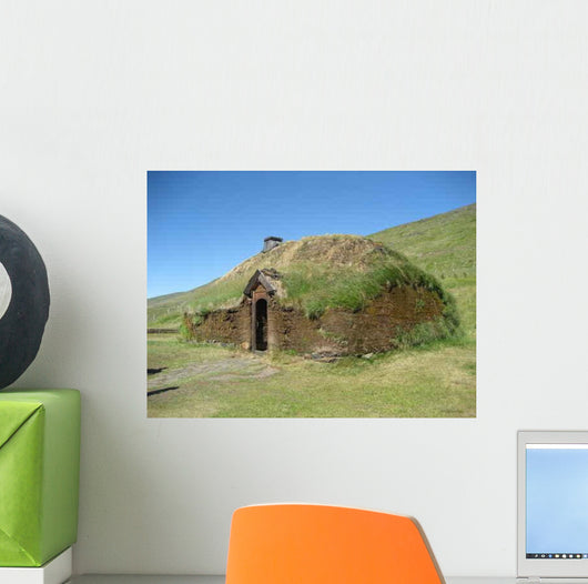 Wikinger Haus Wall Decal