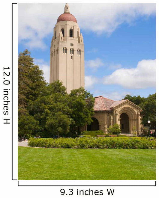 Hoover Tower near Art Wall Decal