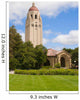Hoover Tower near Art Wall Decal