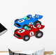 Car Race Wall Decal