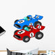Car Race Wall Decal