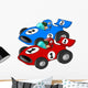 Car Race Wall Decal