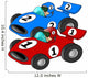Car Race Wall Decal