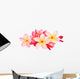 Frangipani Plumeria Tropical Flowers Wall Decal