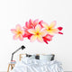 Frangipani Plumeria Tropical Flowers Wall Decal