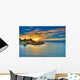 Sunset over Corfu Island Wall Decal