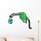 Earth Globe Drop Coming Wall Decal