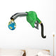 Earth Globe Drop Coming Wall Decal